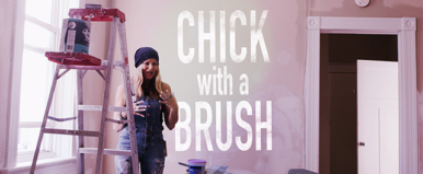 Chick with a Brush